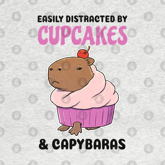 Easily Distracted by Cupcakes and Capybaras by capydays